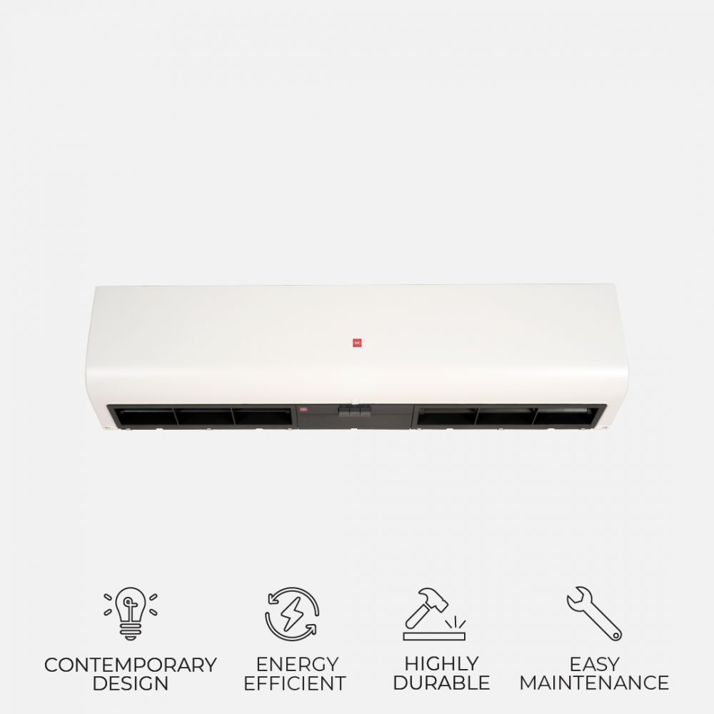 KDK 3009UA / 3012UA / 3015UA Air Curtain - Effective Distance : 3m (10 Feet)