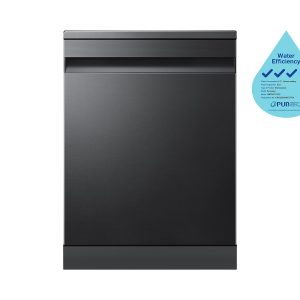 Samsung DW70H73YCFESP 60cm Freestanding Dishwasher | Hygiene Care | AutoRelease™ Drying | 14 Place Settings | Black STSS (promo offer end 16-09-2026)