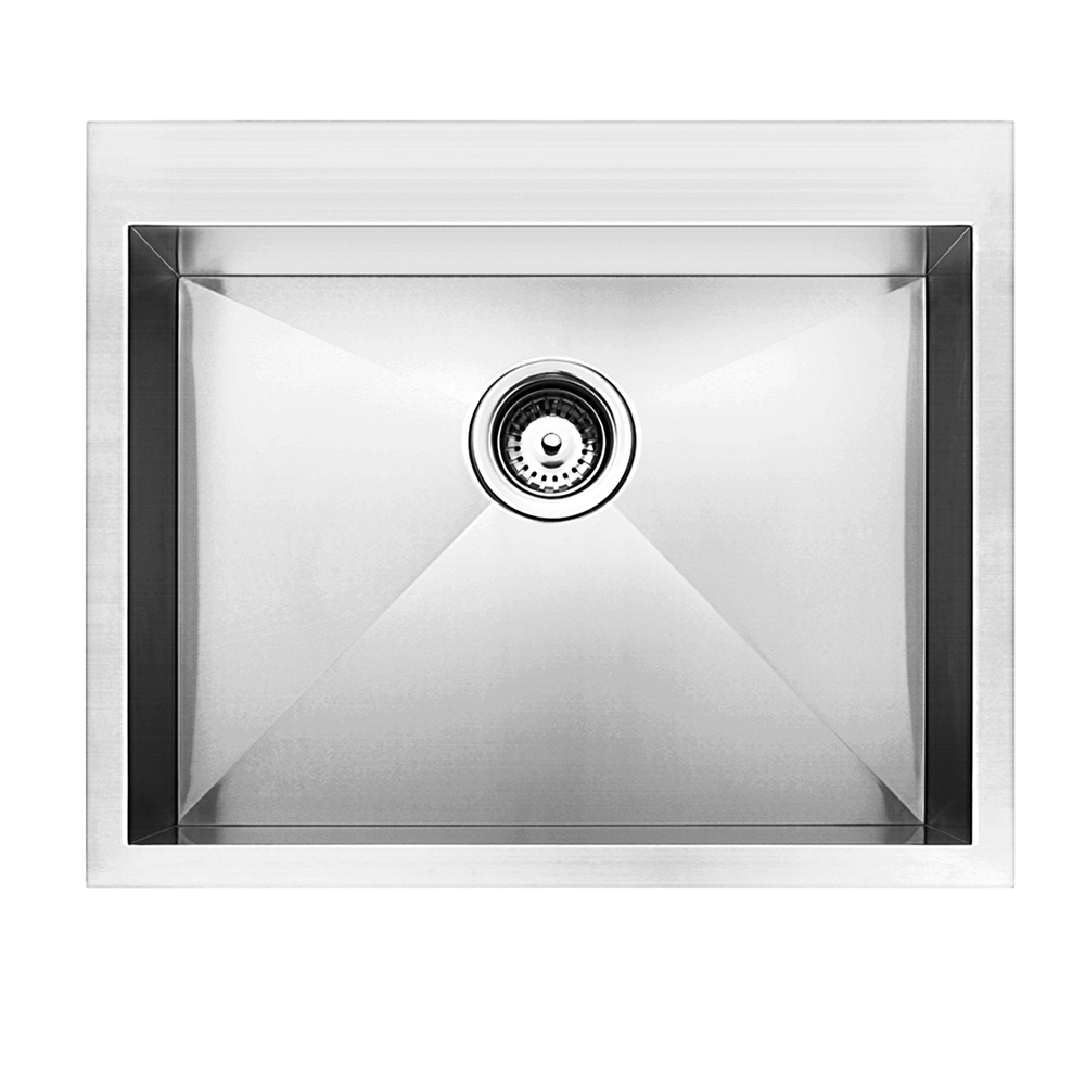 RUBINE STX 810-60 60CM SINGLE BOWL STAINLESS STEEL KITCHEN SINK