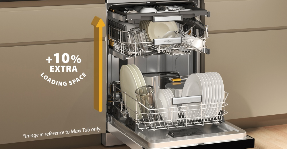 Whirlpool WDFS3L5PIXSG 60cm Freestanding Dishwasher Singapore | 15 Place Settings - Image 7