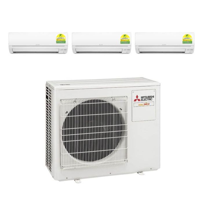 MITSUBISHI SYSTEM 3 AIRCON MXY-3H28VG + 3X MSXY-FP10VG (REPLACEMENT)